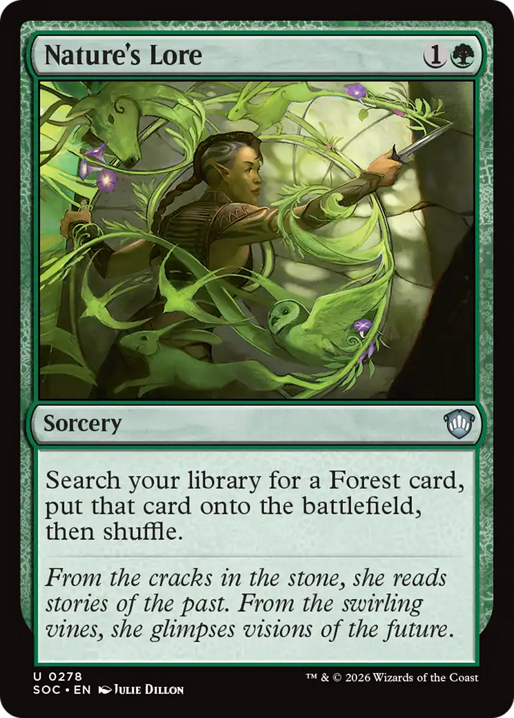 Nature's Lore [Secrets of Strixhaven Commander] MTG Single Magic: The Gathering | Red Claw Gaming