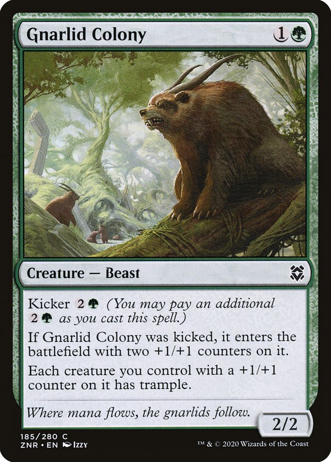 Gnarlid Colony [Zendikar Rising] MTG Single Magic: The Gathering | Red Claw Gaming