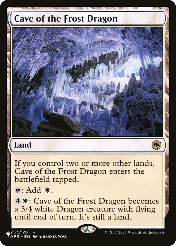 Cave of the Frost Dragon [The List] MTG Single Magic: The Gathering | Red Claw Gaming