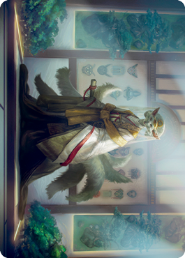 Light-Paws, Emperor's Voice Art Card [Kamigawa: Neon Dynasty Art Series] MTG Single Magic: The Gathering | Red Claw Gaming