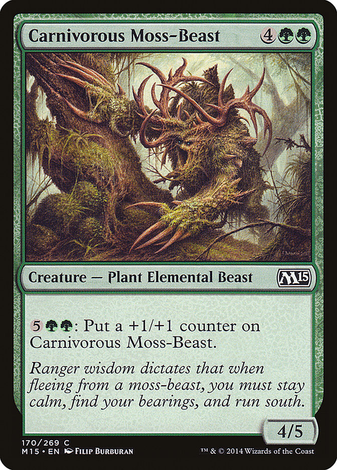 Carnivorous Moss-Beast [Magic 2015] MTG Single Magic: The Gathering | Red Claw Gaming