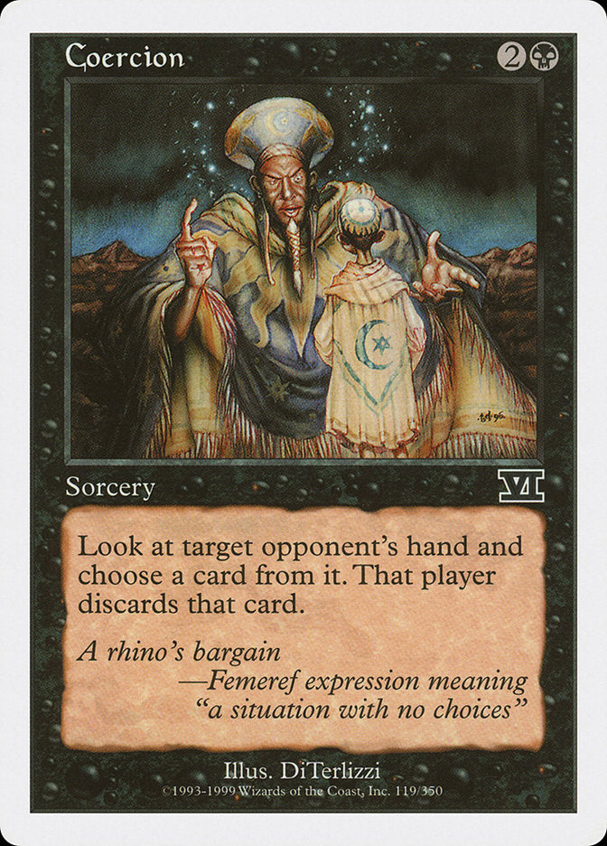 Coercion [Classic Sixth Edition] MTG Single Magic: The Gathering | Red Claw Gaming