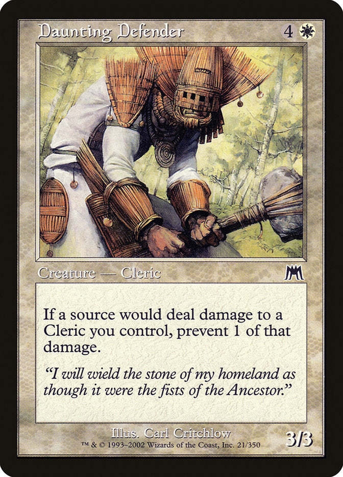 Daunting Defender [Onslaught] MTG Single Magic: The Gathering | Red Claw Gaming