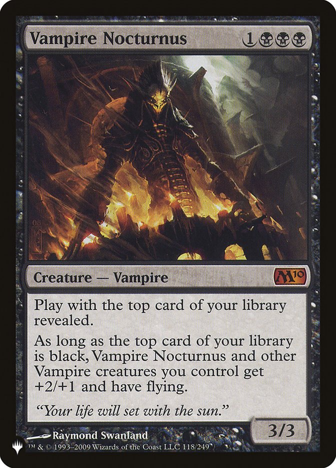 Vampire Nocturnus [The List] MTG Single Magic: The Gathering | Red Claw Gaming