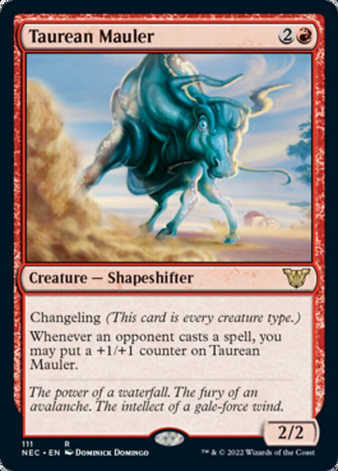 Taurean Mauler [Kamigawa: Neon Dynasty Commander] MTG Single Magic: The Gathering | Red Claw Gaming