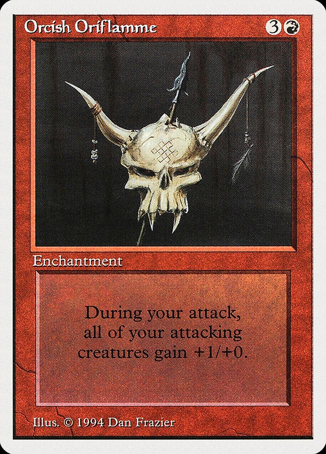 Orcish Oriflamme [Summer Magic / Edgar] MTG Single Magic: The Gathering | Red Claw Gaming