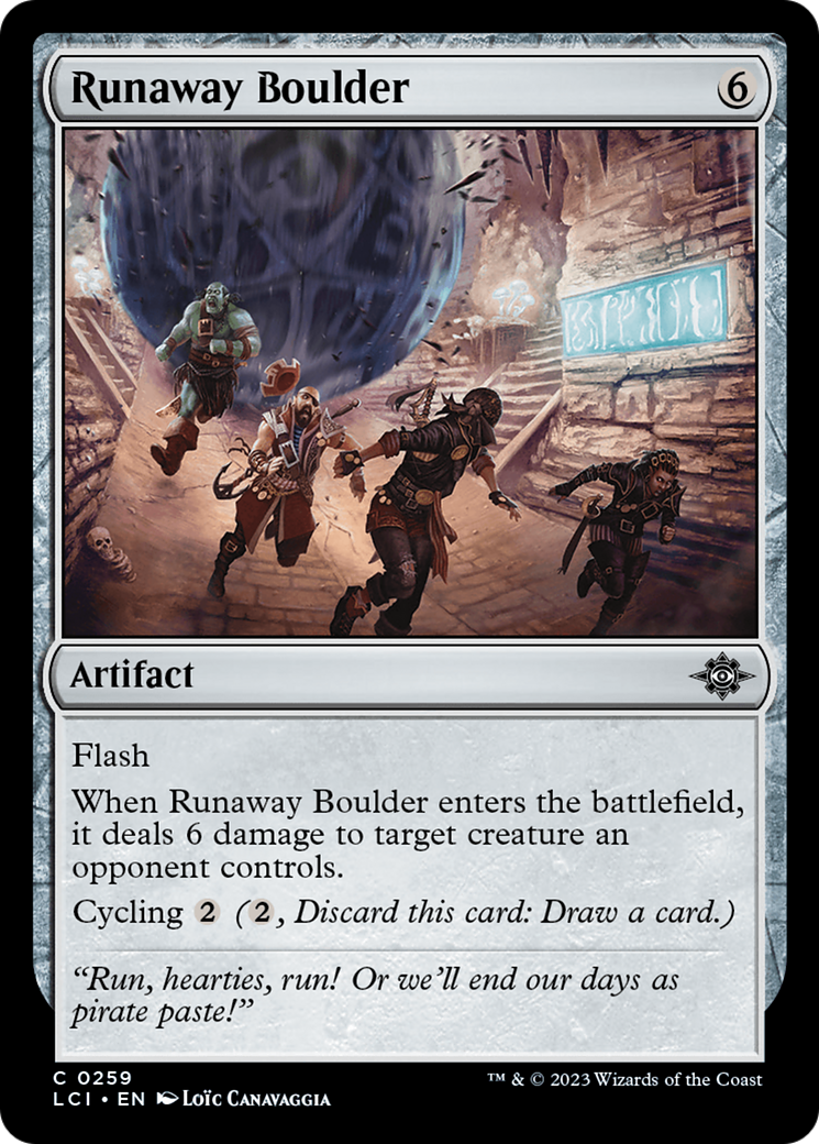 Runaway Boulder [The Lost Caverns of Ixalan] MTG Single Magic: The Gathering    | Red Claw Gaming