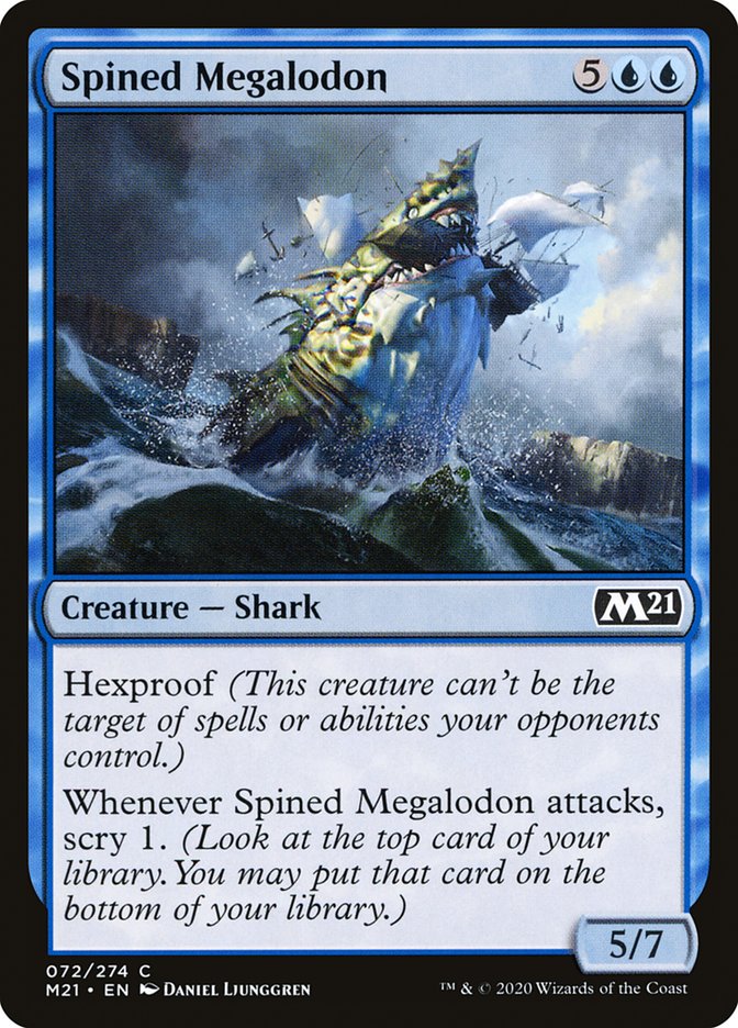 Spined Megalodon [Core Set 2021] MTG Single Magic: The Gathering | Red Claw Gaming