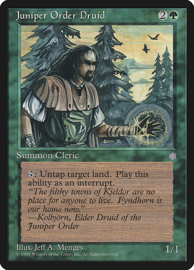 Juniper Order Druid [Ice Age] MTG Single Magic: The Gathering | Red Claw Gaming