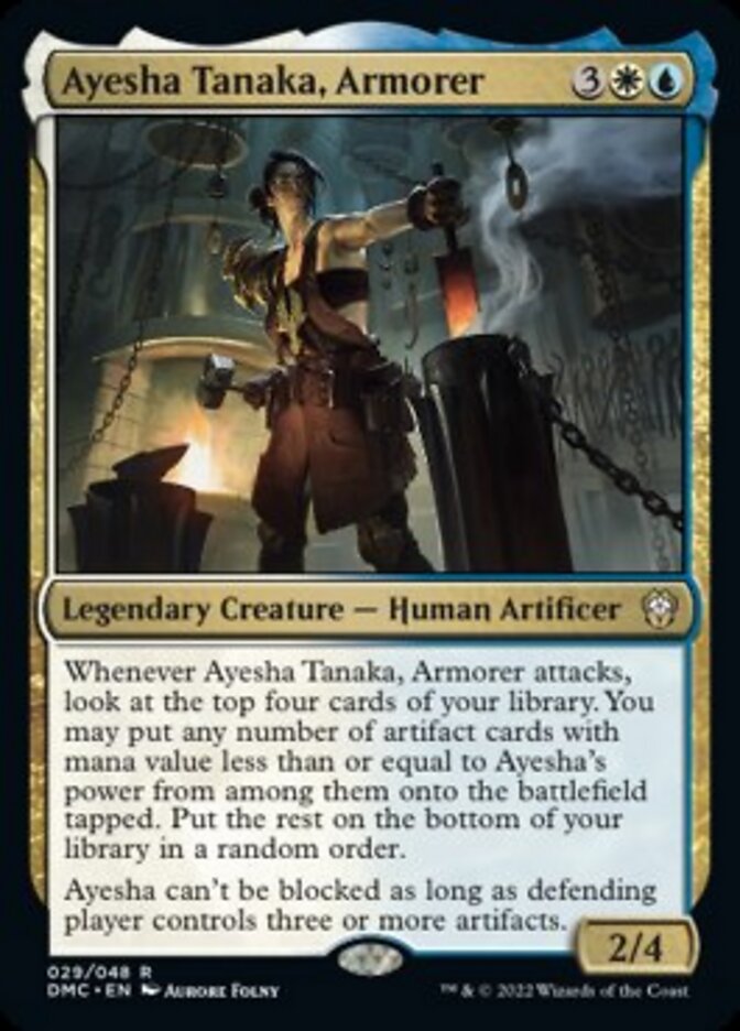 Ayesha Tanaka, Armorer [Dominaria United Commander] MTG Single Magic: The Gathering | Red Claw Gaming
