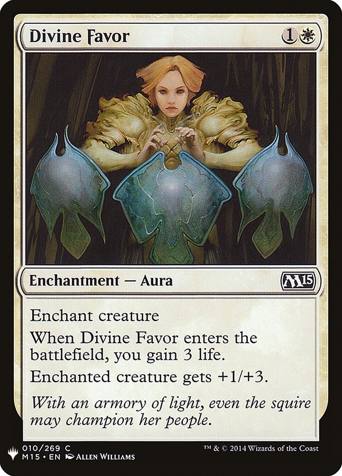 Divine Favor [Mystery Booster] MTG Single Magic: The Gathering | Red Claw Gaming
