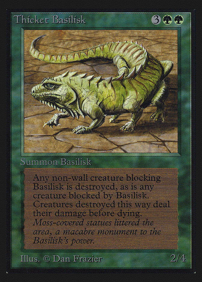 Thicket Basilisk [International Collectors' Edition] MTG Single Magic: The Gathering | Red Claw Gaming