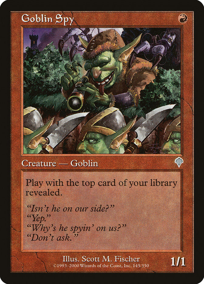 Goblin Spy [Invasion] MTG Single Magic: The Gathering | Red Claw Gaming