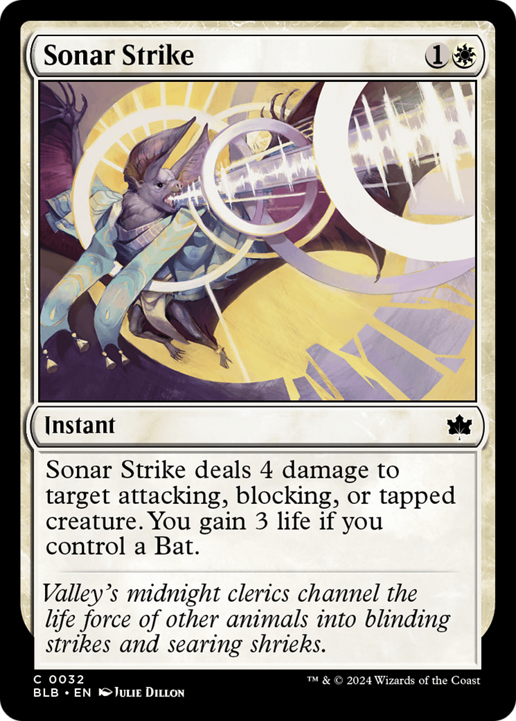 Sonar Strike [Bloomburrow] MTG Single Magic: The Gathering | Red Claw Gaming