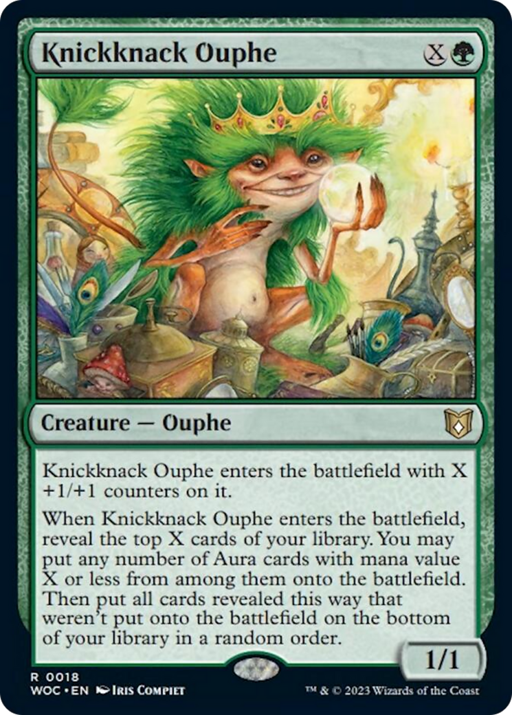 Knickknack Ouphe [Wilds of Eldraine Commander] MTG Single Magic: The Gathering | Red Claw Gaming
