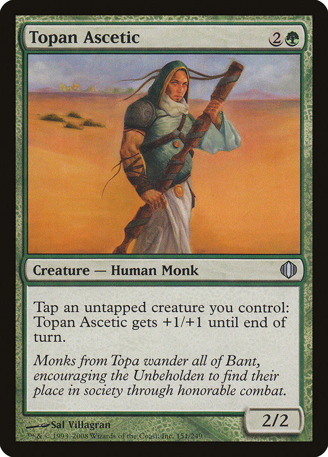 Topan Ascetic [Shards of Alara] MTG Single Magic: The Gathering | Red Claw Gaming