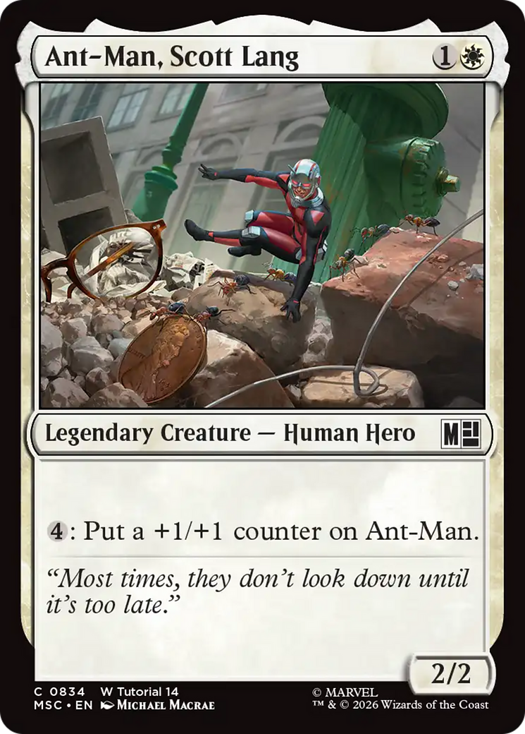 Ant-Man, Scott Lang [Marvel Super Heroes Commander] MTG Single Magic: The Gathering | Red Claw Gaming