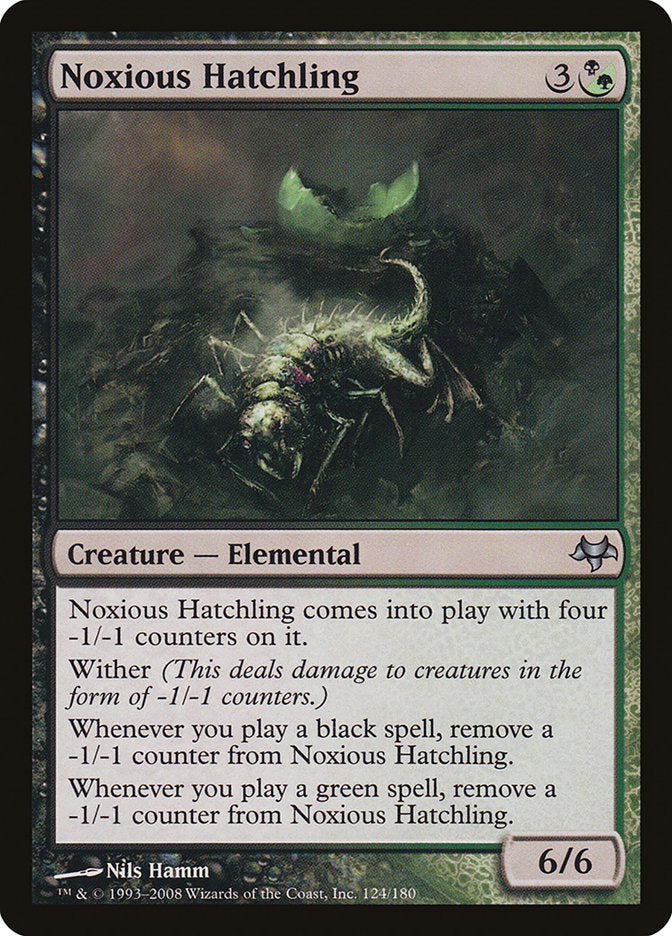 Noxious Hatchling [Eventide] MTG Single Magic: The Gathering | Red Claw Gaming