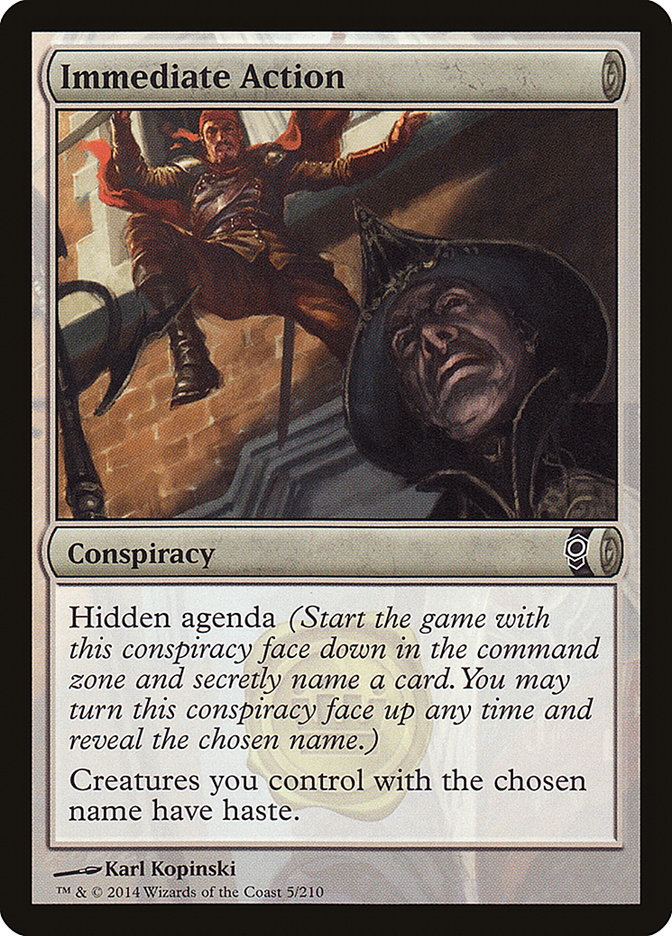 Immediate Action [Conspiracy] MTG Single Magic: The Gathering | Red Claw Gaming
