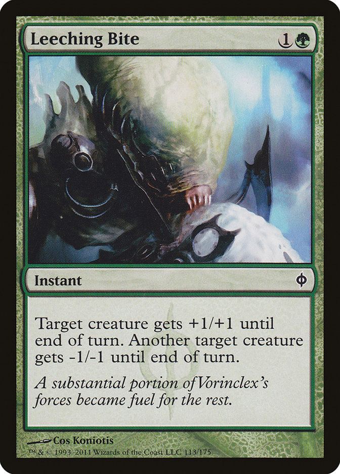 Leeching Bite [New Phyrexia] MTG Single Magic: The Gathering | Red Claw Gaming