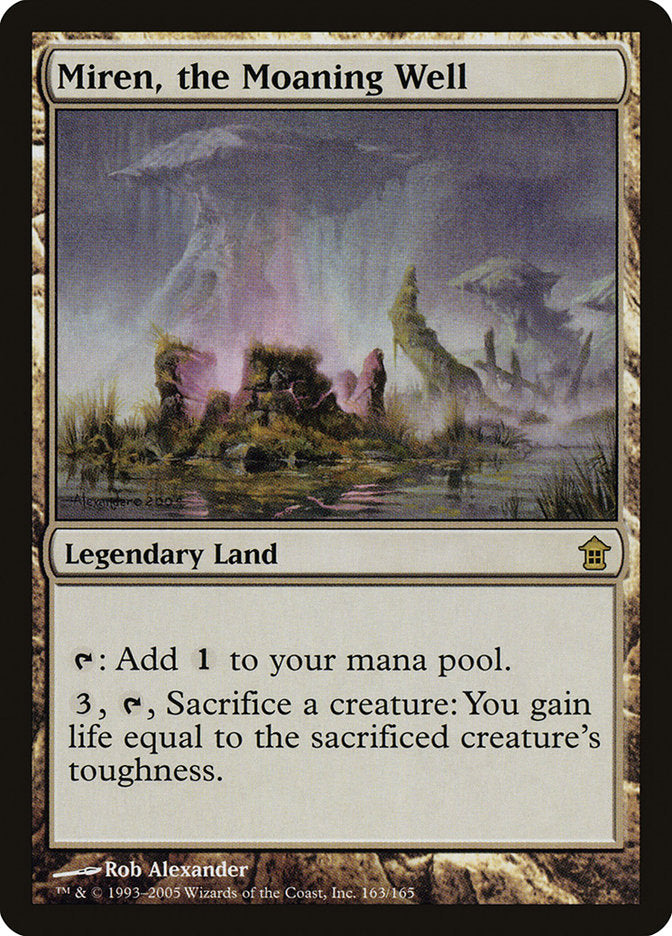Miren, the Moaning Well [Saviors of Kamigawa] MTG Single Magic: The Gathering    | Red Claw Gaming