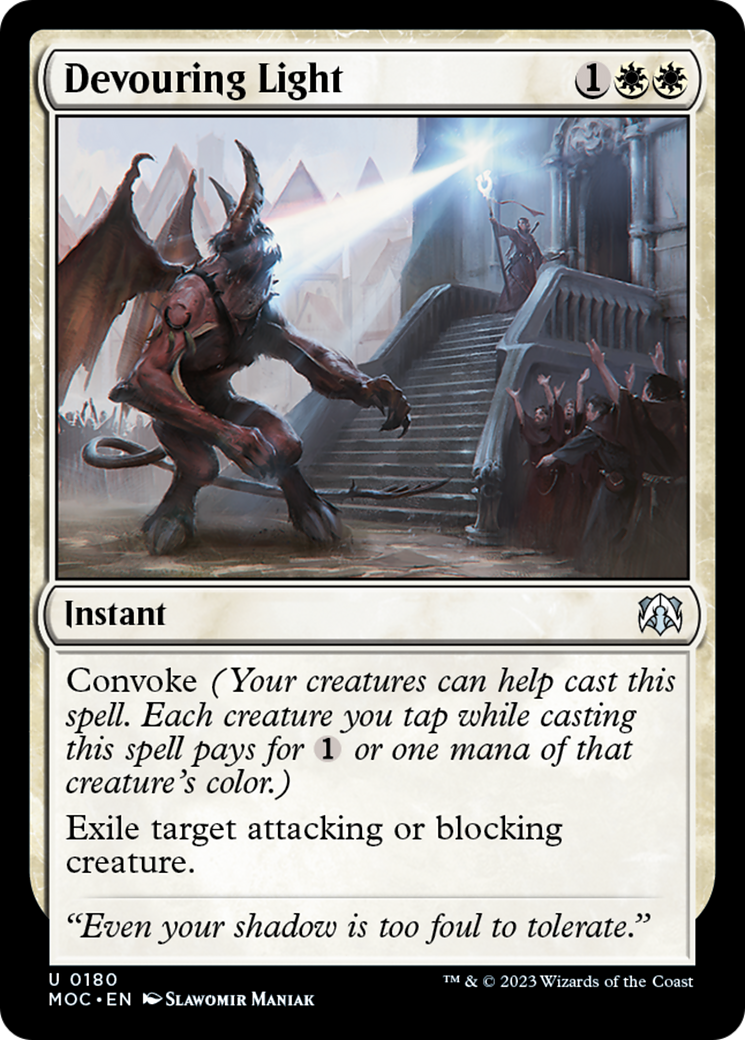 Devouring Light [March of the Machine Commander] MTG Single Magic: The Gathering | Red Claw Gaming