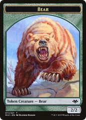 Bear // Spirit Double-Sided Token [Modern Horizons Tokens] | Red Claw Gaming