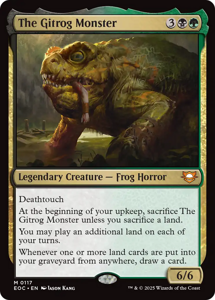The Gitrog Monster [Edge of Eternities Commander] MTG Single Magic: The Gathering | Red Claw Gaming
