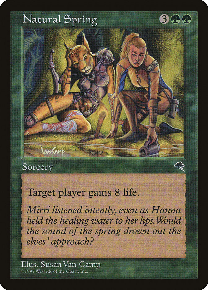 Natural Spring [Tempest] MTG Single Magic: The Gathering | Red Claw Gaming
