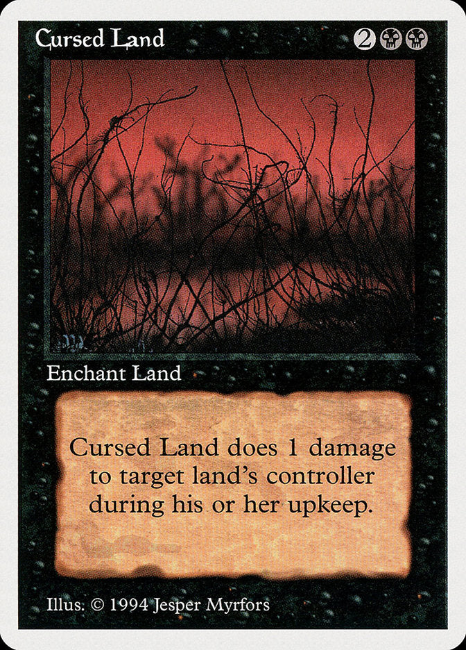 Cursed Land [Summer Magic / Edgar] MTG Single Magic: The Gathering | Red Claw Gaming
