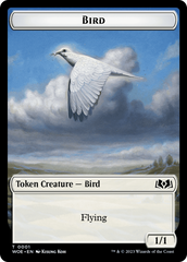 Bird // Food (0010) Double-Sided Token [Wilds of Eldraine Tokens] MTG Single Magic: The Gathering | Red Claw Gaming