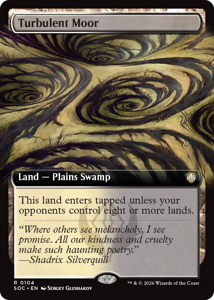 Turbulent Moor (Extended Art) [Secrets of Strixhaven Commander] MTG Single Magic: The Gathering | Red Claw Gaming