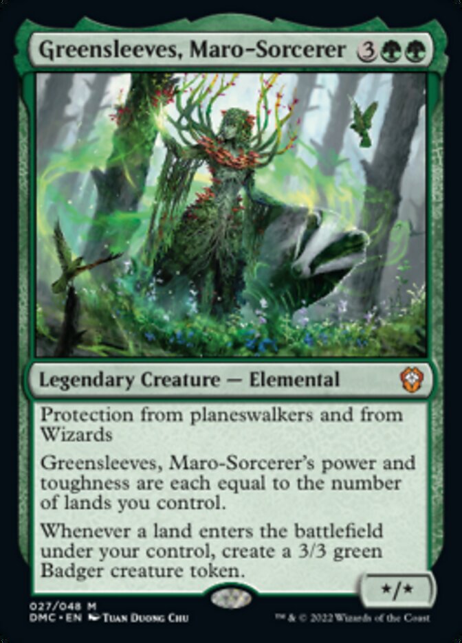 Greensleeves, Maro-Sorcerer [Dominaria United Commander] MTG Single Magic: The Gathering | Red Claw Gaming