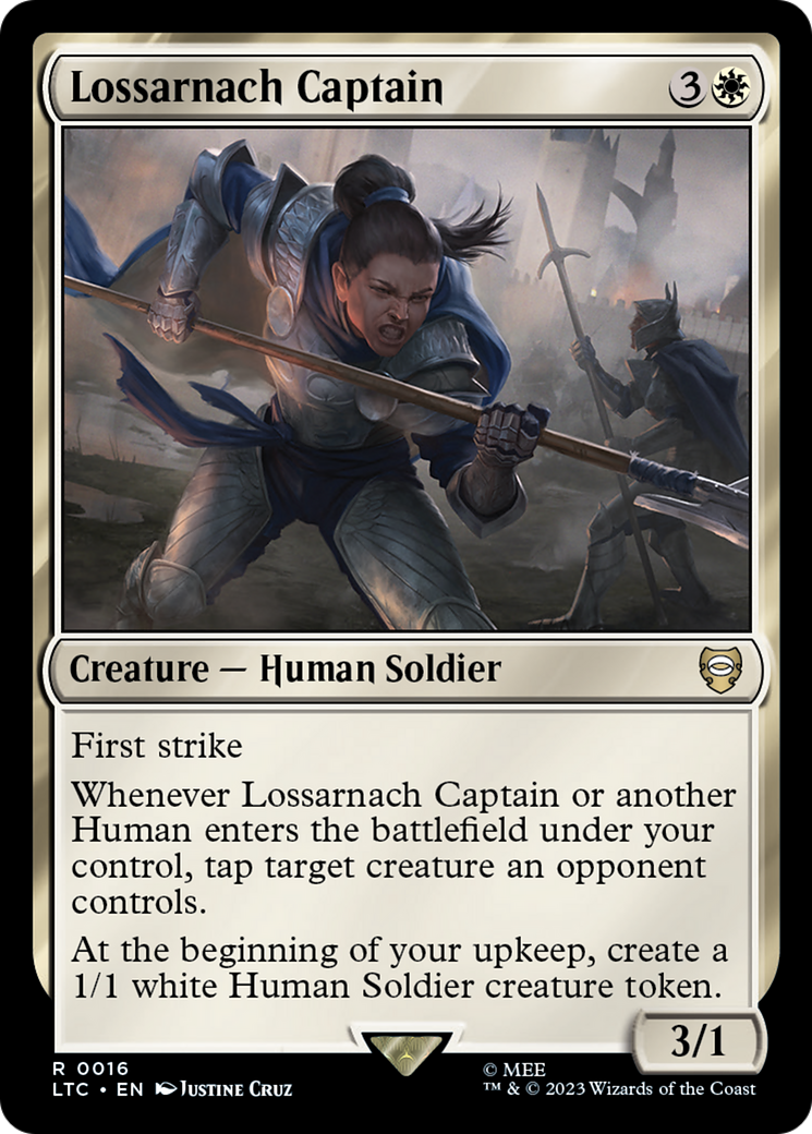 Lossarnach Captain [The Lord of the Rings: Tales of Middle-Earth Commander] MTG Single Magic: The Gathering | Red Claw Gaming