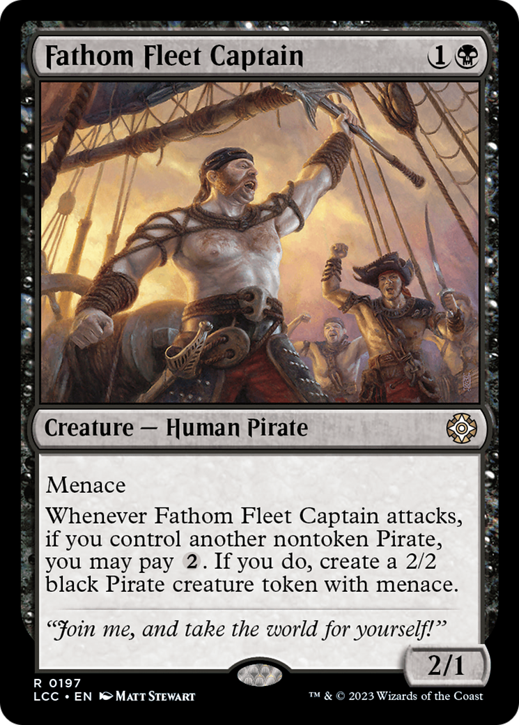 Fathom Fleet Captain [The Lost Caverns of Ixalan Commander] MTG Single Magic: The Gathering | Red Claw Gaming