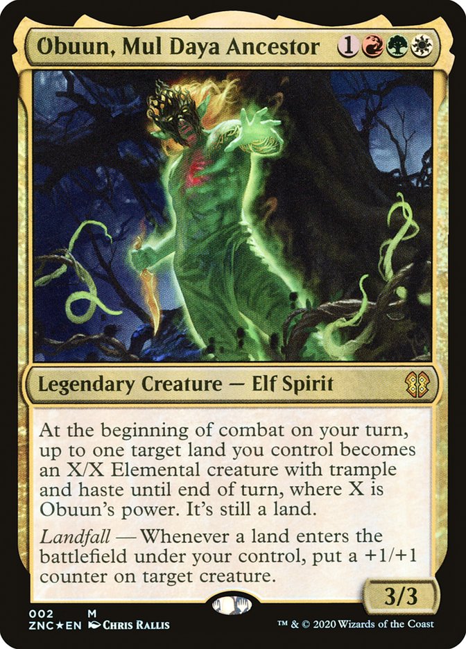 Obuun, Mul Daya Ancestor [Zendikar Rising Commander] MTG Single Magic: The Gathering | Red Claw Gaming
