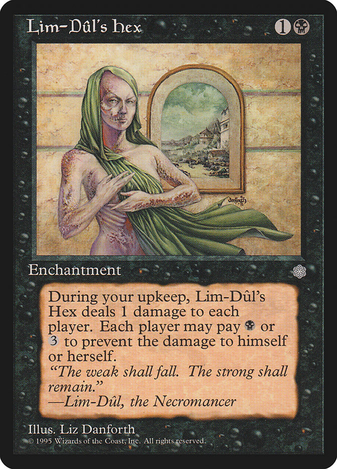 Lim-Dul's Hex [Ice Age] MTG Single Magic: The Gathering | Red Claw Gaming
