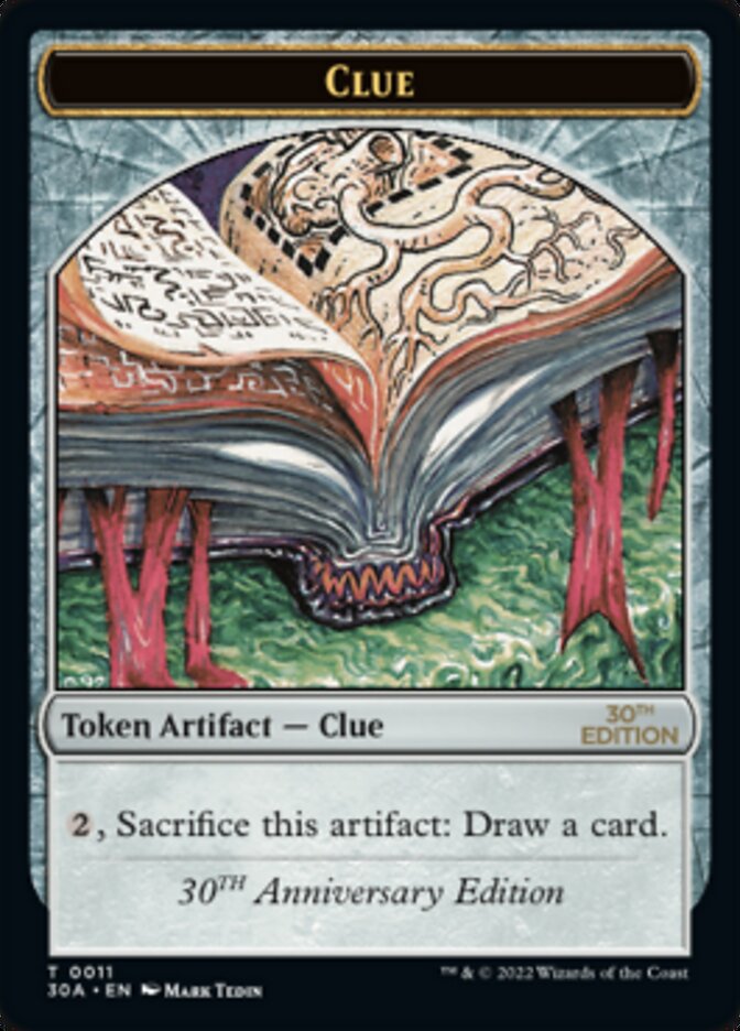 Clue Token (011) [30th Anniversary Tokens] MTG Single Magic: The Gathering | Red Claw Gaming
