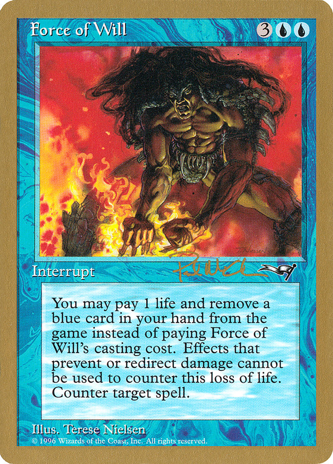 Force of Will (Paul McCabe) [World Championship Decks 1997] MTG Single Magic: The Gathering | Red Claw Gaming