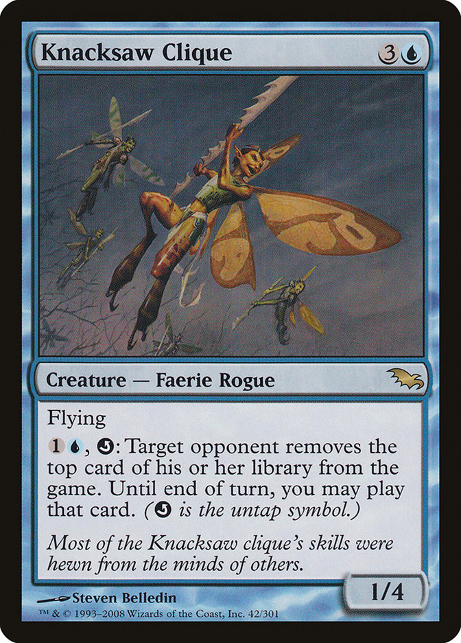 Knacksaw Clique [Shadowmoor] MTG Single Magic: The Gathering | Red Claw Gaming