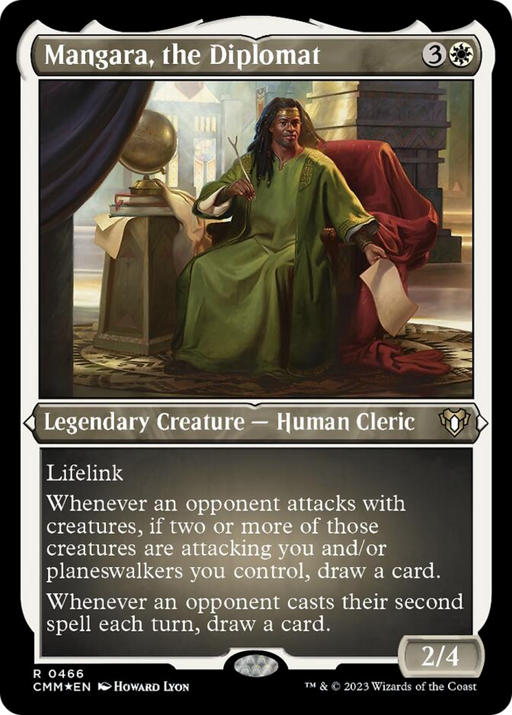 Mangara, the Diplomat (Foil Etched) [Commander Masters] MTG Single Magic: The Gathering | Red Claw Gaming