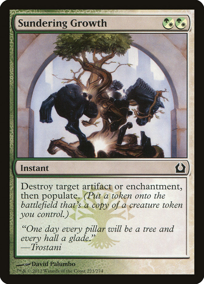 Sundering Growth [Return to Ravnica] MTG Single Magic: The Gathering | Red Claw Gaming