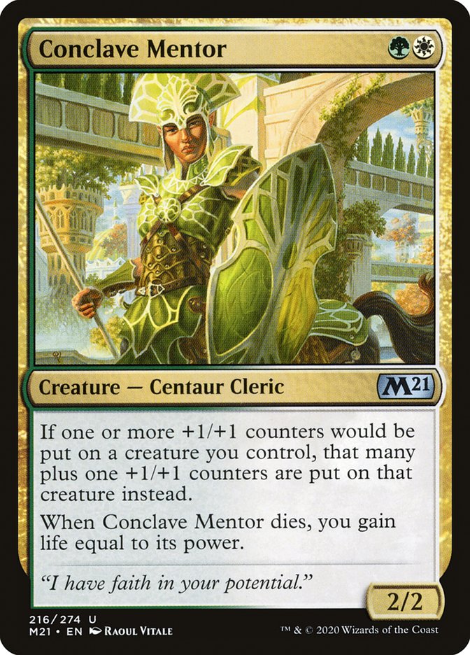 Conclave Mentor [Core Set 2021] MTG Single Magic: The Gathering | Red Claw Gaming
