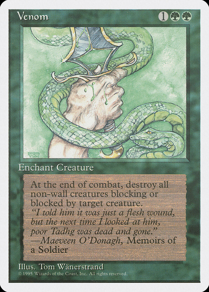Venom [Fourth Edition] MTG Single Magic: The Gathering | Red Claw Gaming