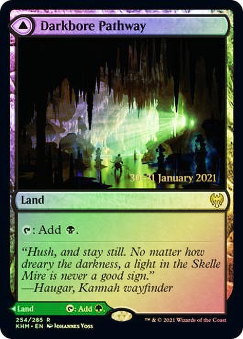 Darkbore Pathway // Slitherbore Pathway [Kaldheim Prerelease Promos] MTG Single Magic: The Gathering | Red Claw Gaming