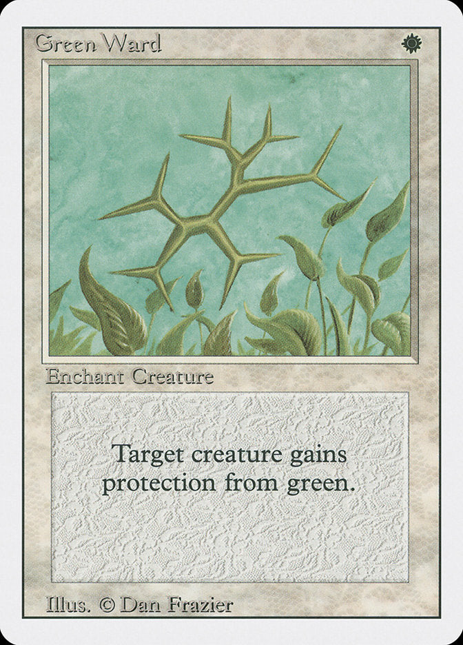 Green Ward [Revised Edition] MTG Single Magic: The Gathering | Red Claw Gaming