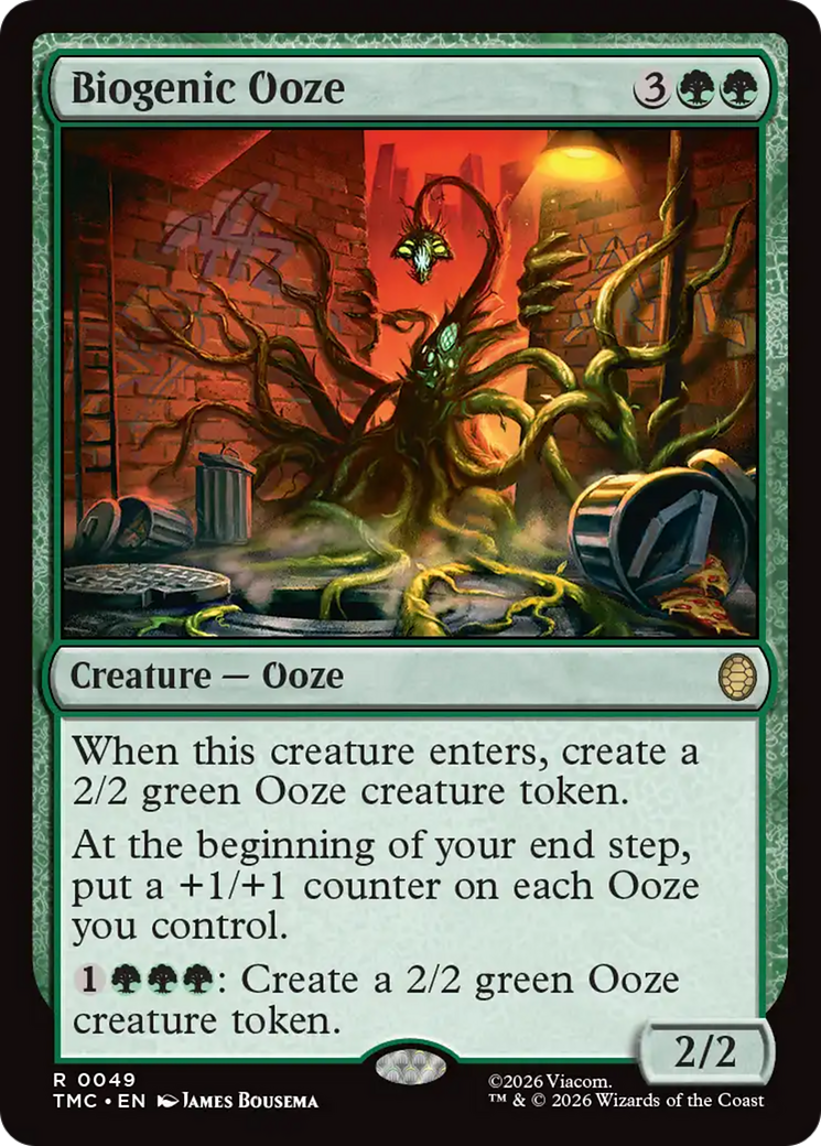 Biogenic Ooze [Teenage Mutant Ninja Turtles Commander] MTG Single Magic: The Gathering | Red Claw Gaming