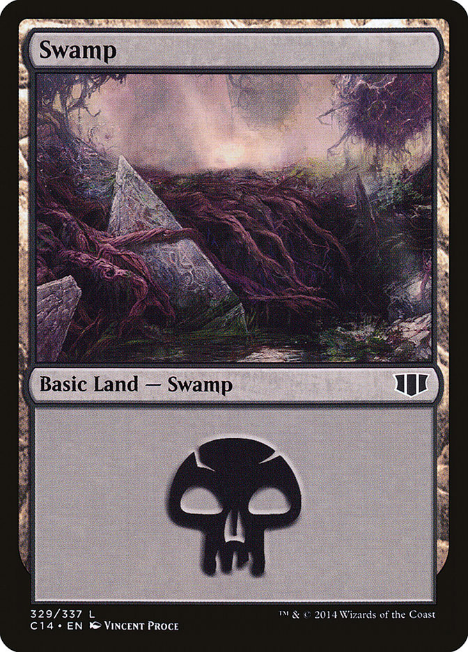 Swamp (329) [Commander 2014] MTG Single Magic: The Gathering | Red Claw Gaming