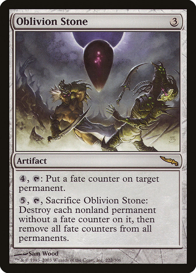 Oblivion Stone [Mirrodin] MTG Single Magic: The Gathering | Red Claw Gaming