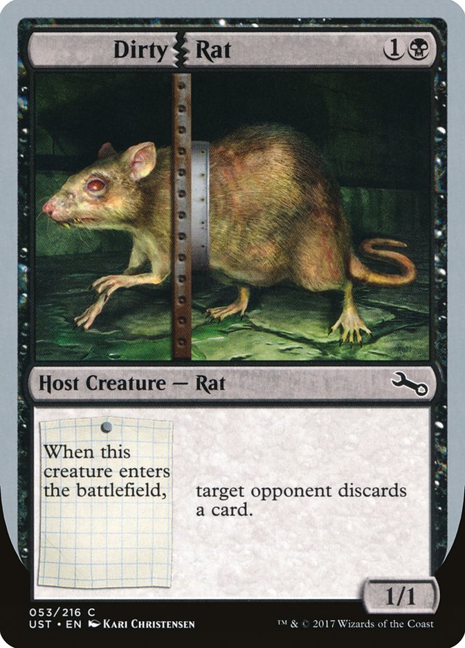 Dirty Rat [Unstable] MTG Single Magic: The Gathering | Red Claw Gaming